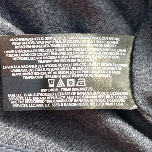 Banana Republic Dark Blue Quilted Vest XXL Men’s NWT - Picture 4 of 10